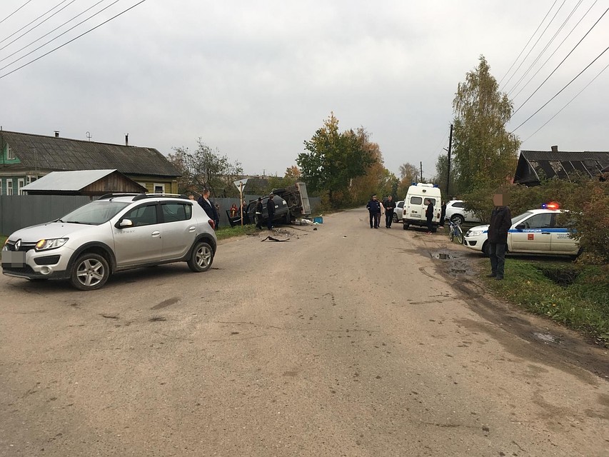 Место аварии. Фото: УГИБДД России по Тверской области