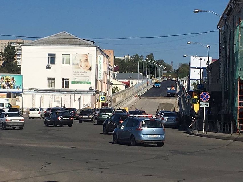 Движение по Беляевскому путепроводу в Смоленске частично открыли.