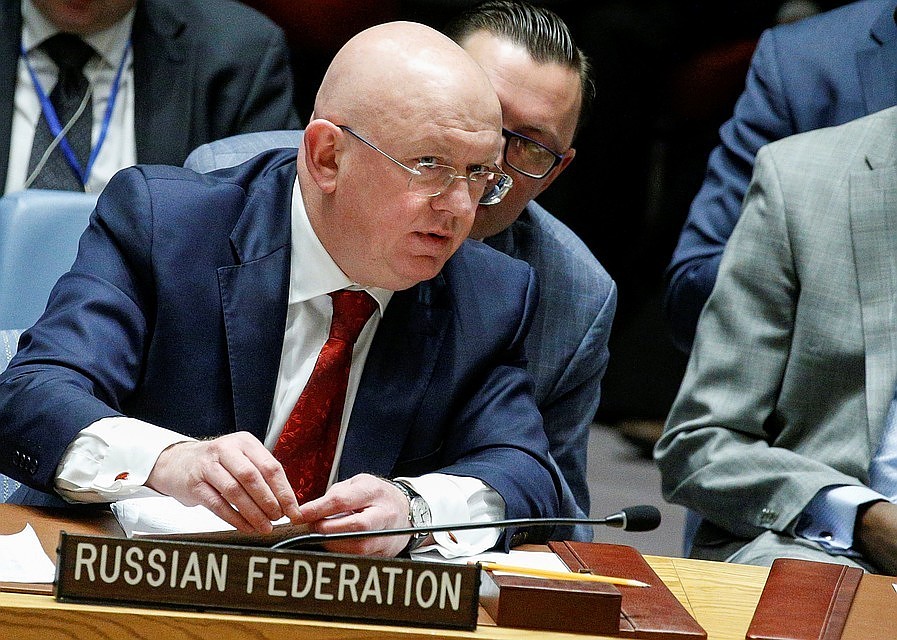 Постоянный представитель РФ при ООН Василий Небензя.