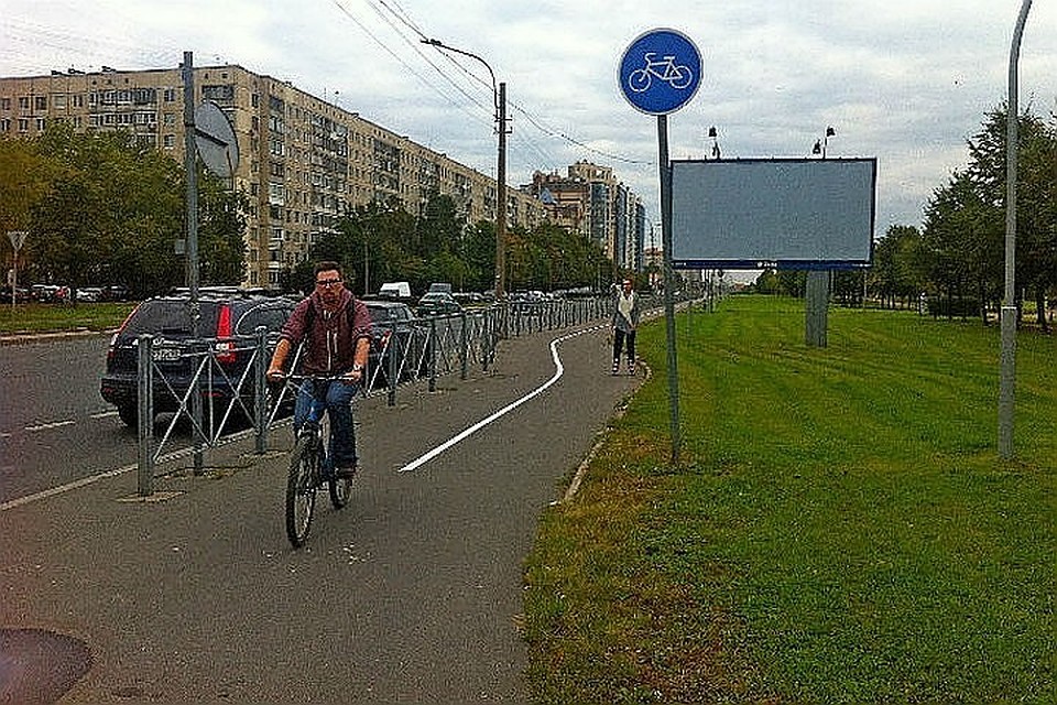 Петербург не получит две велодорожки до Нового года.
