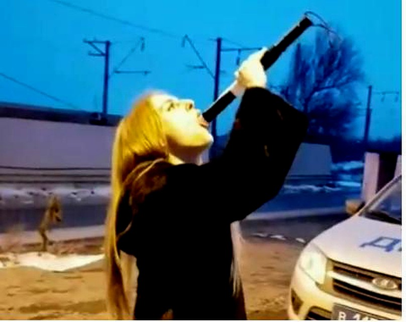 Стоп-кадр с видео: Instagram/masha_voodoo