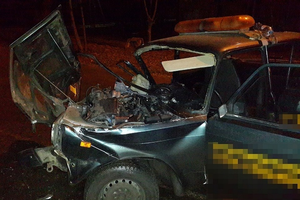 Жигули превратились в груду металла Фото: УГИБДД РФ по Тверской области