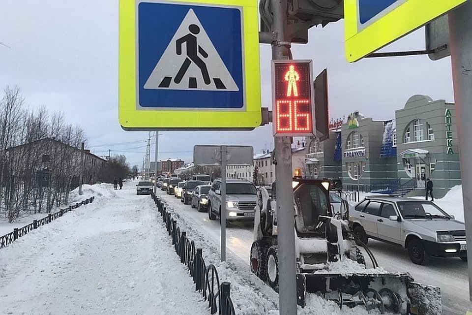 В Салехарде пешеходам добавили две секунды, чтобы перейти улицу Фото: onf.ru