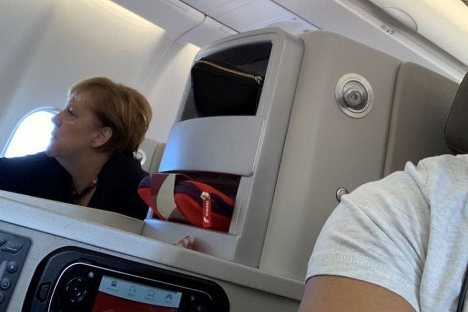 Канцлер ФРГ Ангела Меркель летит в Буэнос-Айрес обычным рейсом. Фото: twitter.com/@AGUSAGUERO20