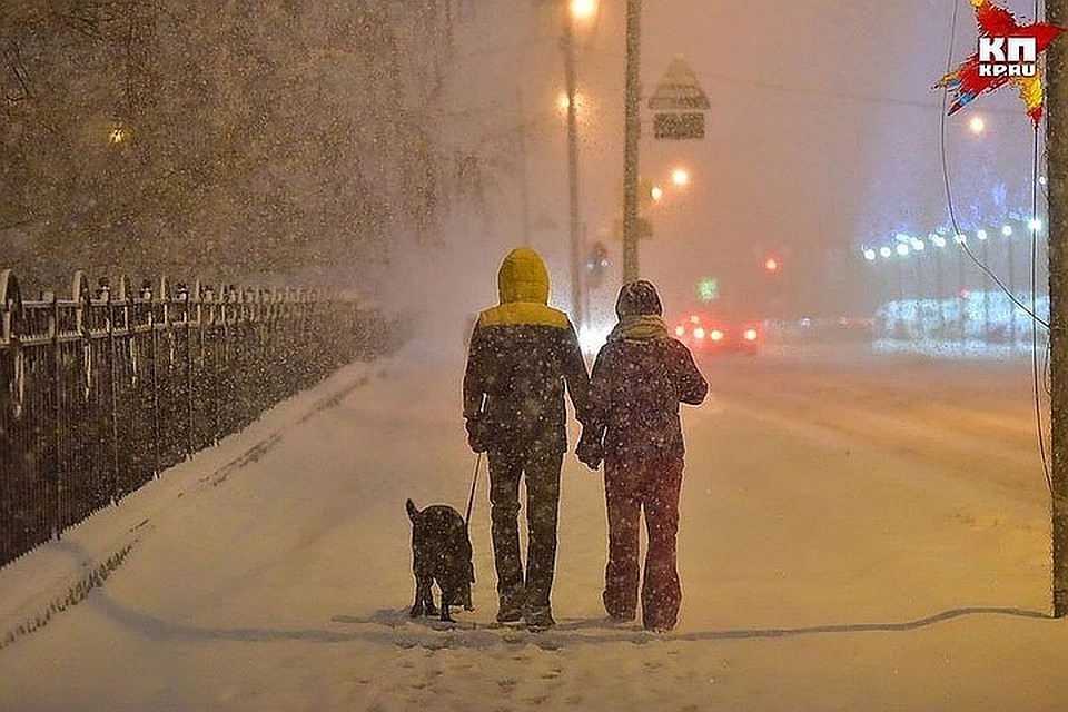 В Новосибирск идут морозы.