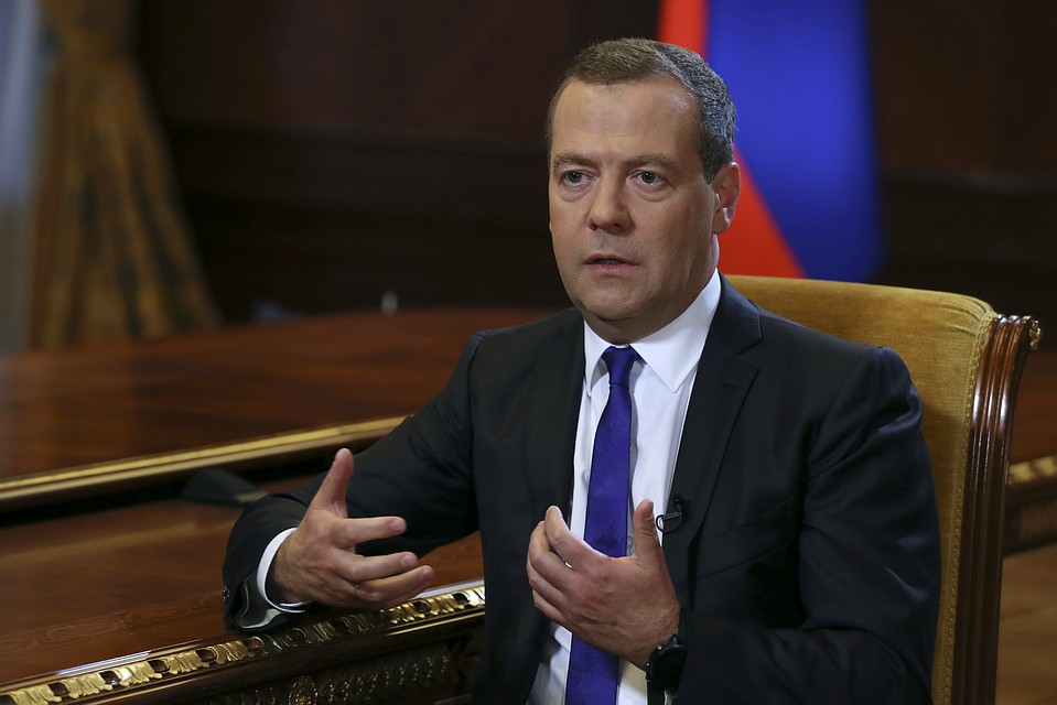 Премьер-министр РФ Дмитрий Медведев