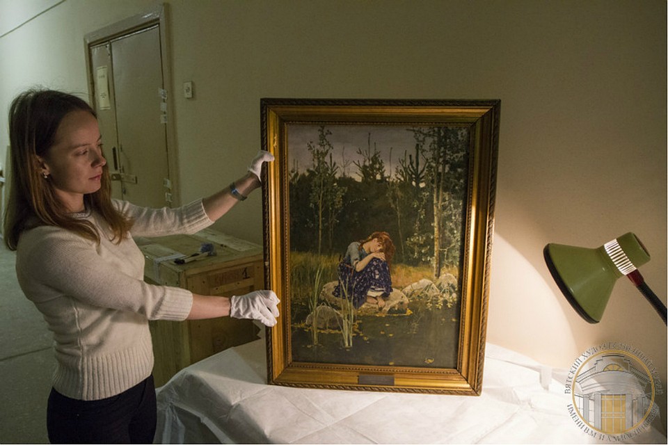«Аленушку» в Киров привезли из музея-заповедника «Абрамцево». Фото: kirov-artmuzeum.ru