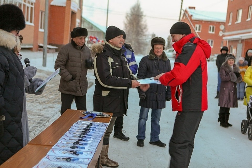 В настоящее время ведется заселение квартир