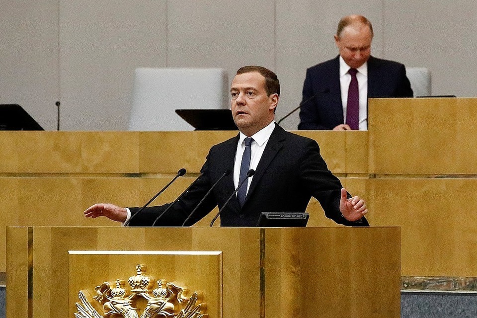 Премьер-министр России Дмитрий Медведев
