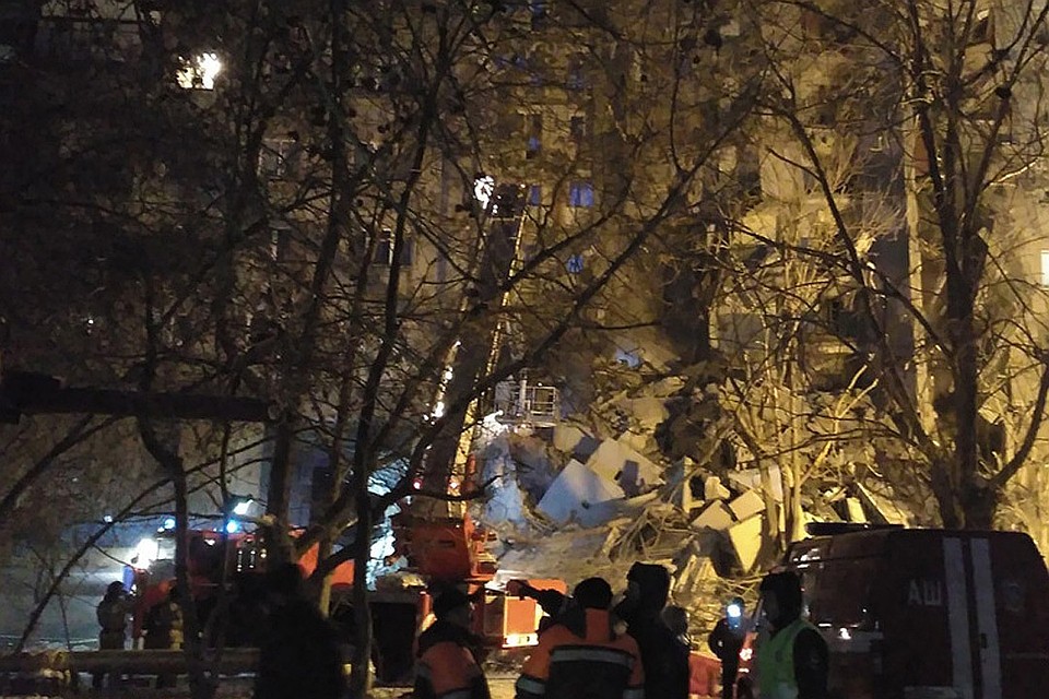 Газ в жилом дом взорвался утром 31 декабря.