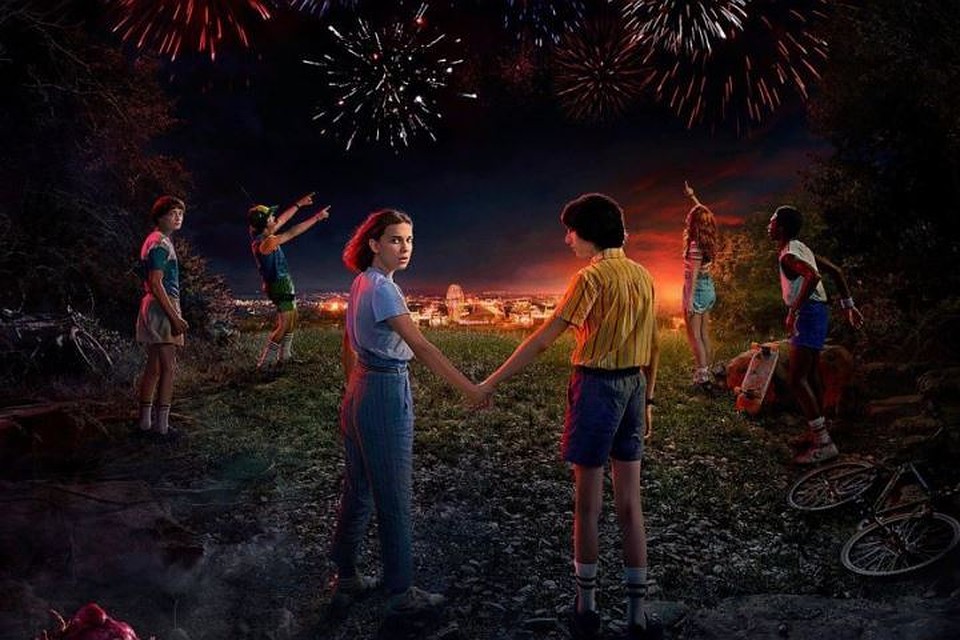 Постер третьего сезона сериала «Очень странные дела». Фото: twitter.com/@Stranger_Things