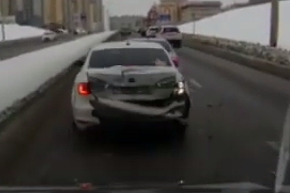 Печальные последствия аварии.