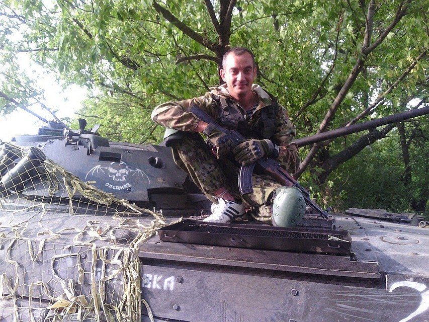 Филипп Венедиктов в донецком ополчении, 2015 год.
