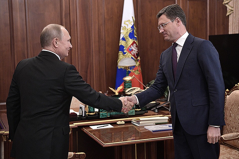 Новак начал доклад президенту по итогам 2018 года с достижений. Фото: Алексей НикольскийФ/ТАСС