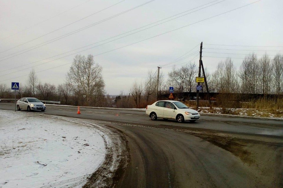 Женщина за рулем сбила пожилого пешехода на «зебре» в Хабаровске