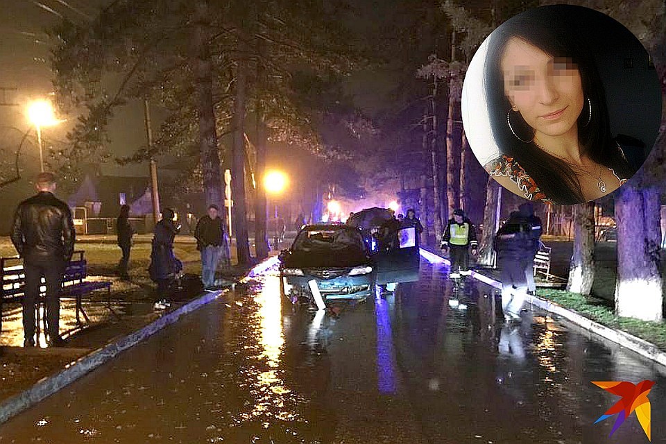 Авария произошла поздно ночью.