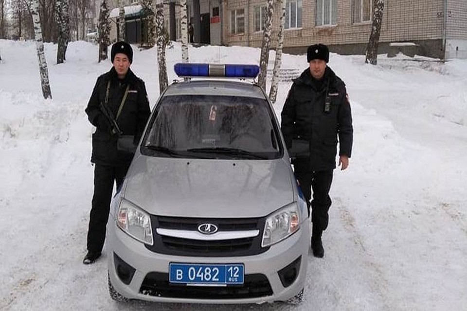 Экипаж, обнаруживший и задержавший подозреваемых в вандализме