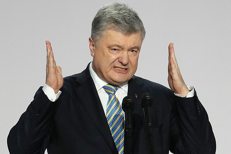 Порошенко не постеснялся использовать в своих предвыборных целях образ президента соседней страны