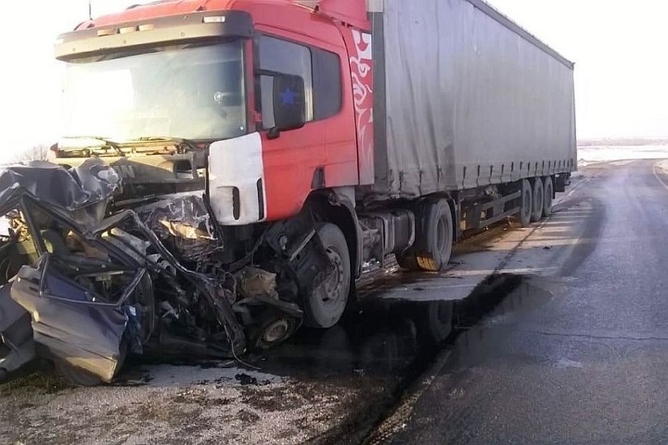 С места аварии