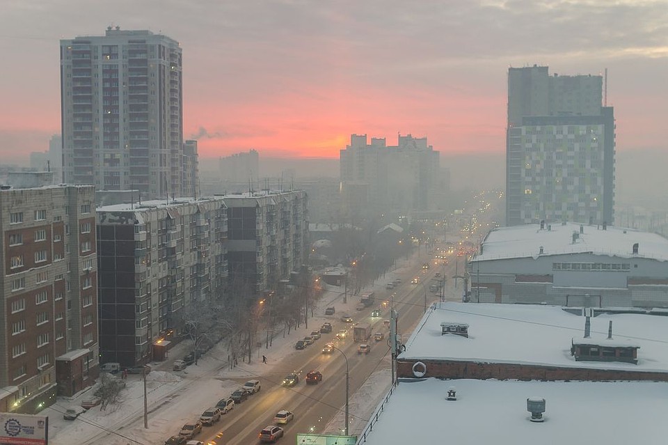 В город пришли аномальные морозы, которые задержатся на неделю.