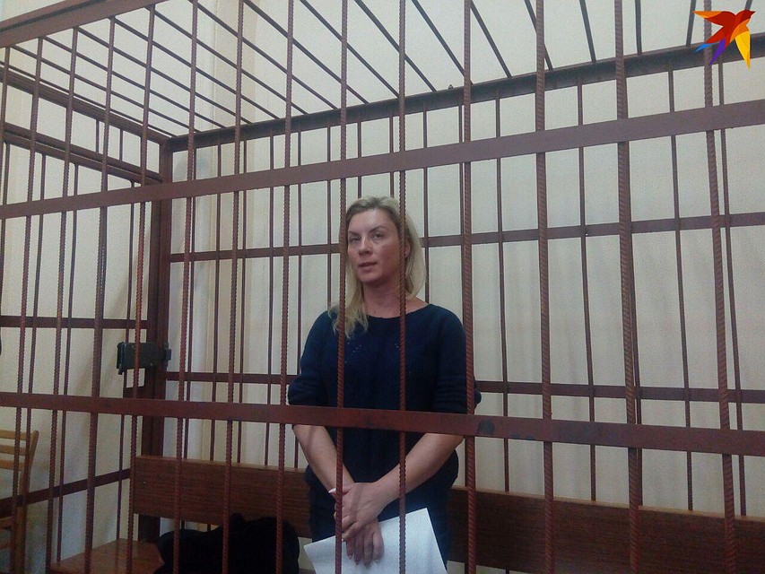 Елена Салеева в зале суда