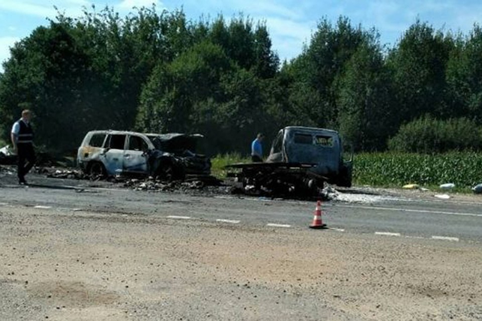 В Орше будут судить водителя, который протаранил фургон с тремя людьми, все они погибли. Фото: Следственный комитет.