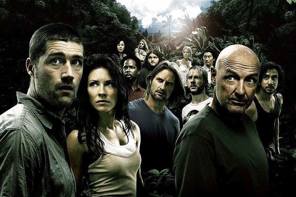 Постер культового сериала "Lost".