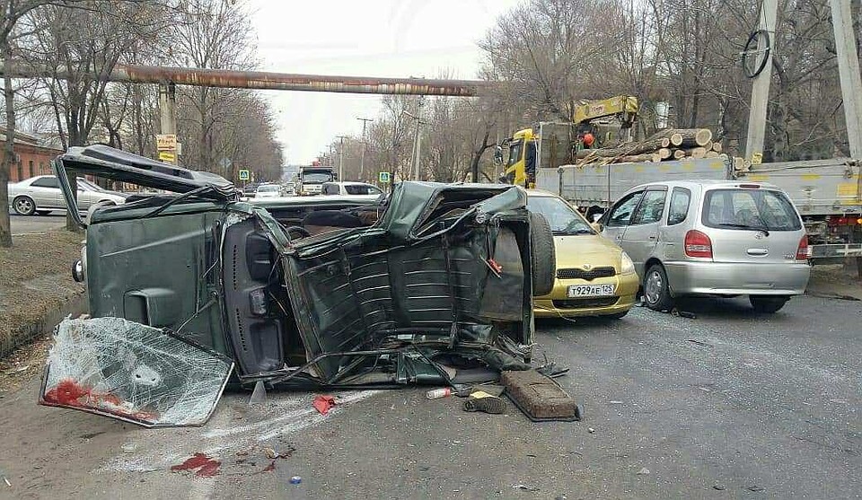 Многострадальный "Паджеро". Его хозяина госпитализировали