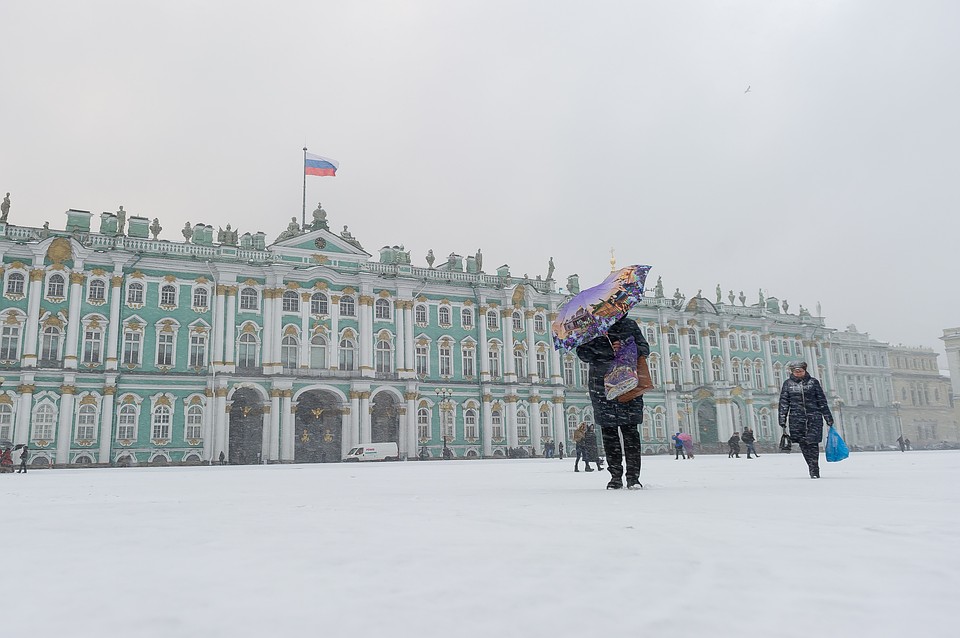 В субботу, 9 февраля, на Петербург и Ленобласть надвигается сильный ветер и мокрый снег