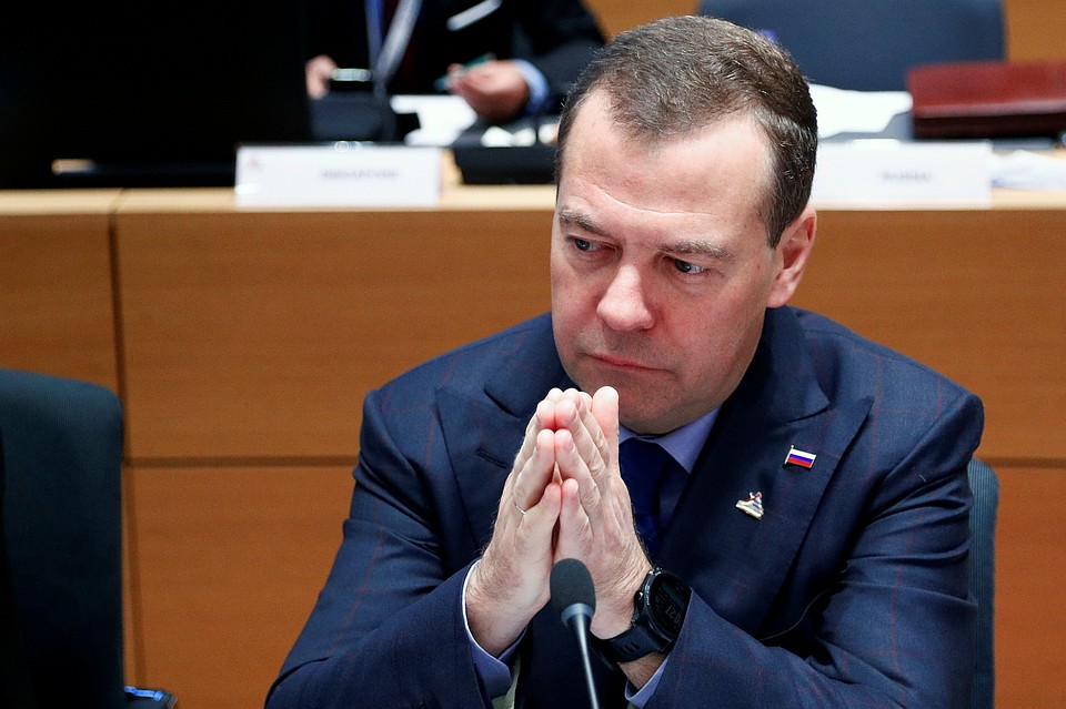 Глава правительства России Дмитрий Медведев