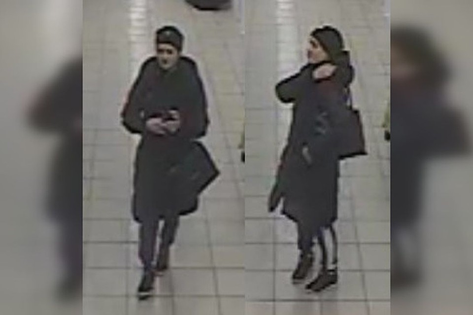 Кража сумки попала на камеру в магазине. Фото: МВД по Новосибирской области.