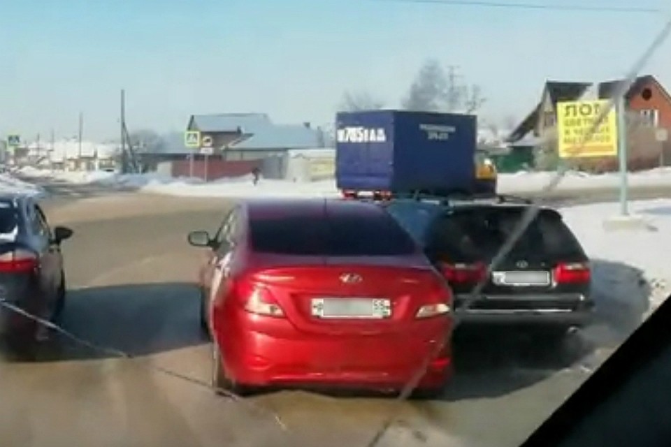 Фото: скриншот с видео (vk.com/chp55)
