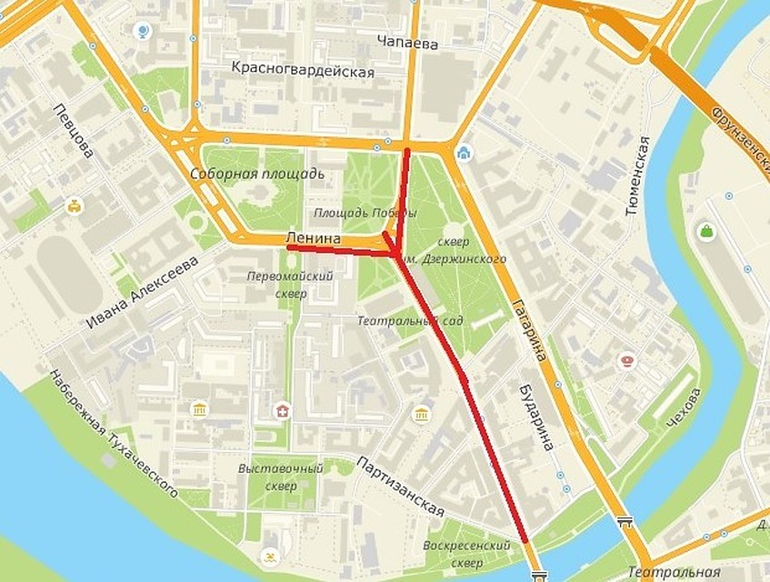 В Омске на Масленицу перекроют дороги в центре
