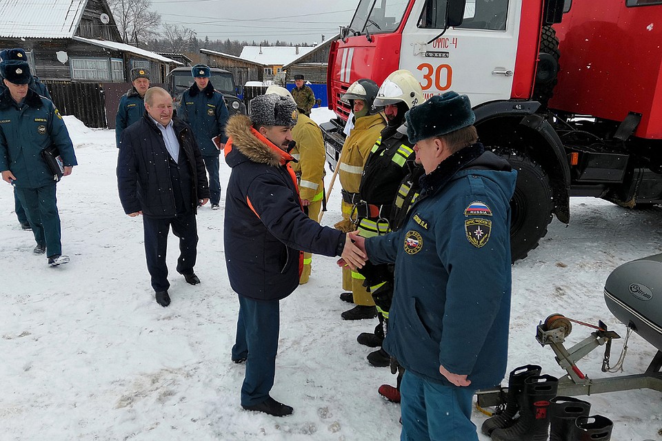 В Западной Двине состоялись учения по ликвидации возможных чрезвычайных ситуаций. Фото: ПТО.