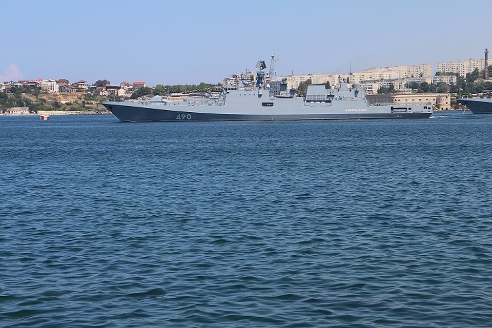 Фрегат сменил Черное море на Средиземное.