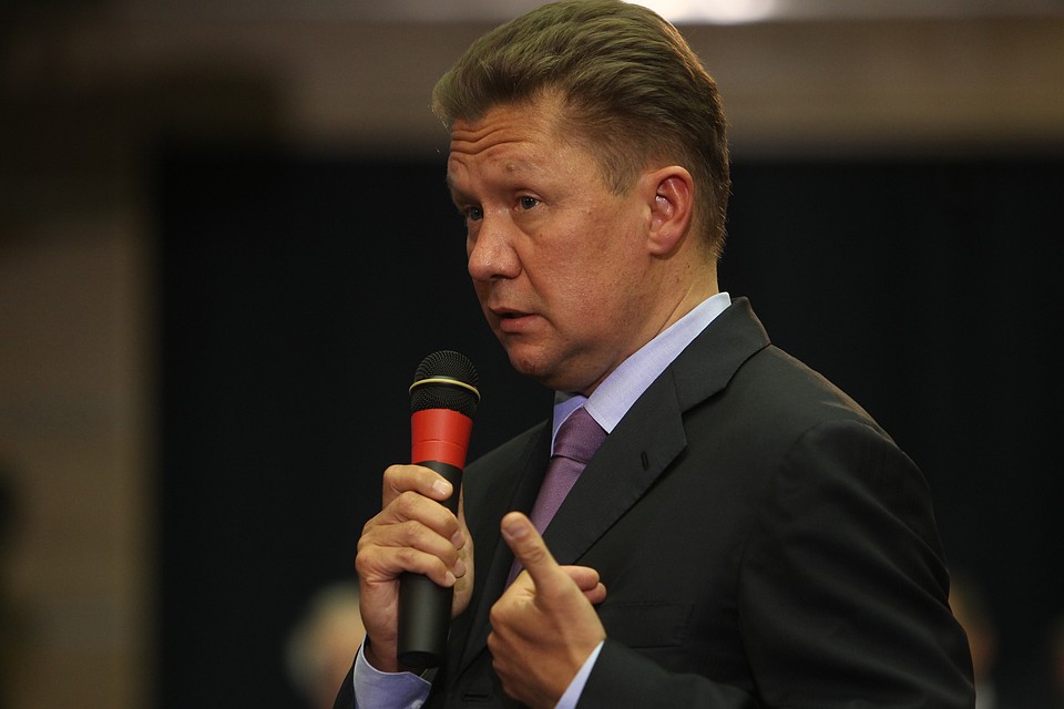 Глава компании "Газпром" Алексей Миллер