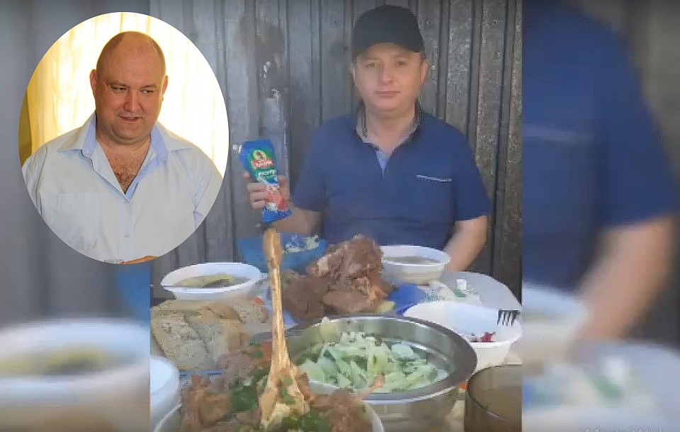 Андрей Карпенко представлял в Кущевской интересы Цеповяза, который позирует с разносолами в колонии.