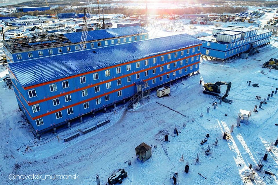 На месте будущего центра крупнотонажных сооружений появились общежития. Фото: vk.com/club150173956