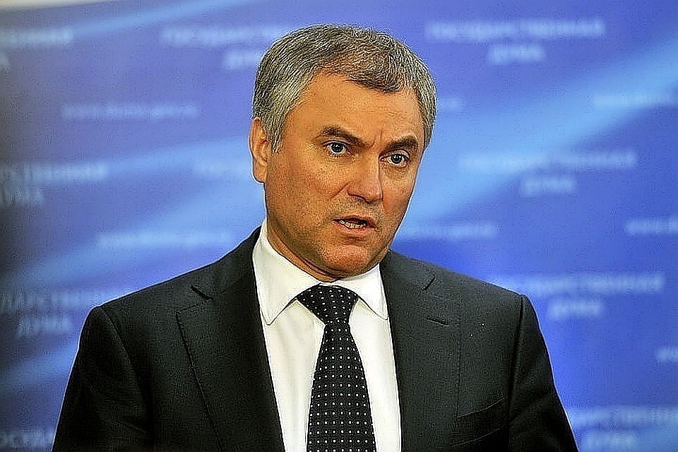 Председатель Госдумы Вячеслав Володин