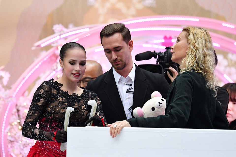 Этери Тутберидзе на чемпионате мира по фигурному катанию 2019.