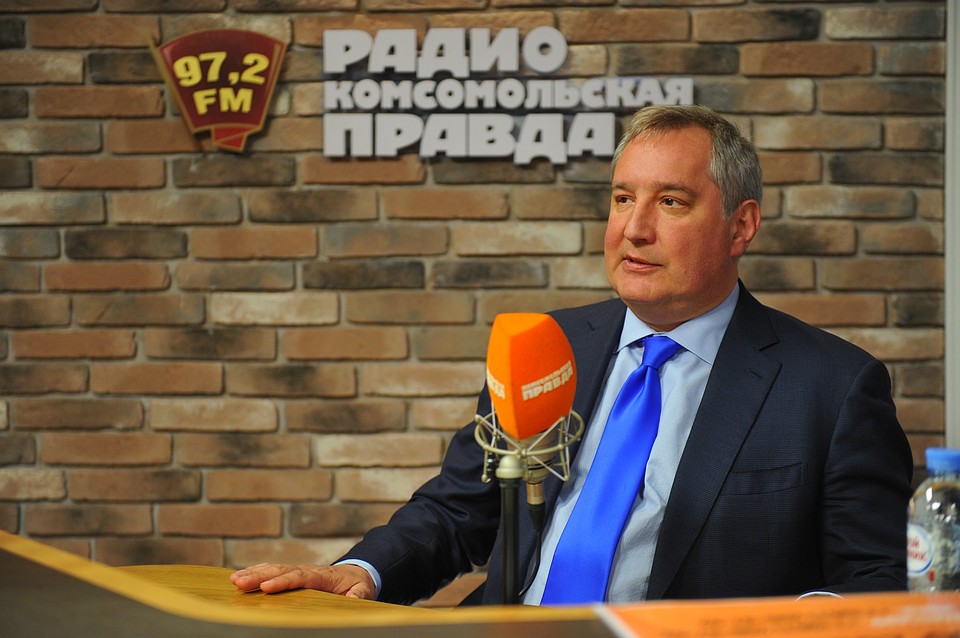 Глава «Роскосмоса» Дмитрий Рогозин на Радио «Комсомольская правда»