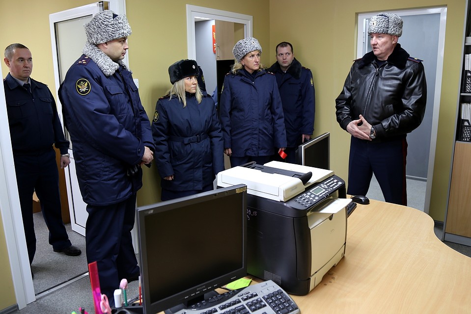 Генерал-майор внутренней службы Виктор Брант открыл филиал уголовно-исполнительной инспекции.