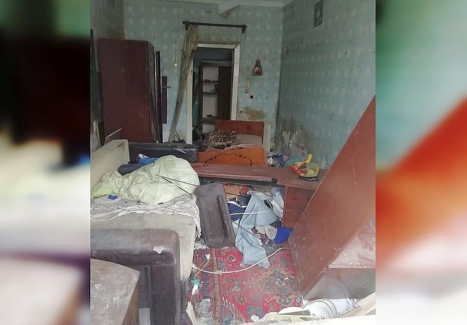 На фото: комната, где едва не произошло страшное