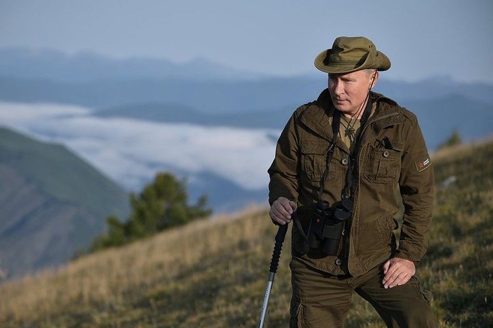 Владимир Путин на отдыхе в Туве. Фото: putin.kremlin.ru