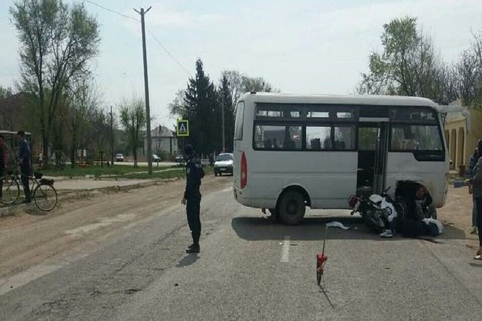 Мотоциклист погиб (Фото: Национальный инспекторат патрулирования).