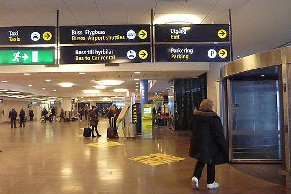 В шведском аэропорту Арланда был задержан подозреваемый в отмывании денег. Фото: с сайта all-inclusive-car-hire.com