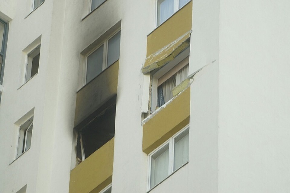 В результате взрыва погиб кот погорельцев