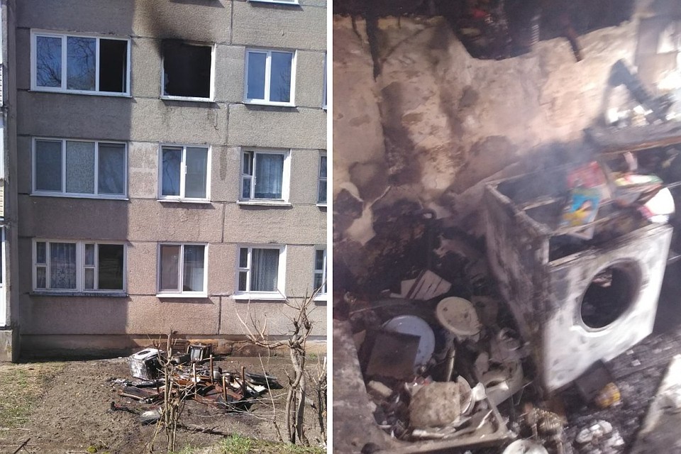 В Новогрудке на пожаре спасли четырех человек, 15 эвакуировали. Фото: МЧС