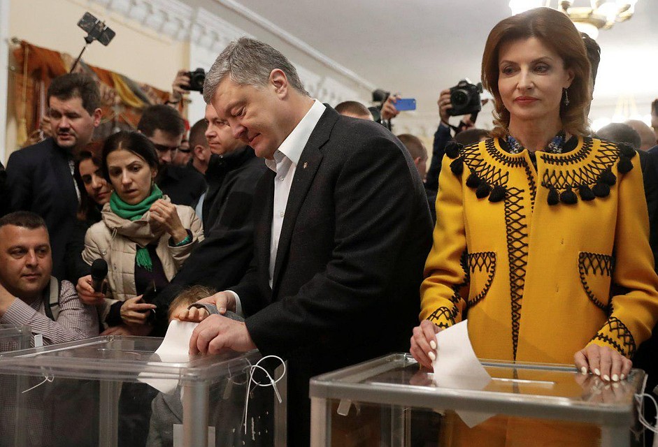 Петр Порошенко и его жена Марина