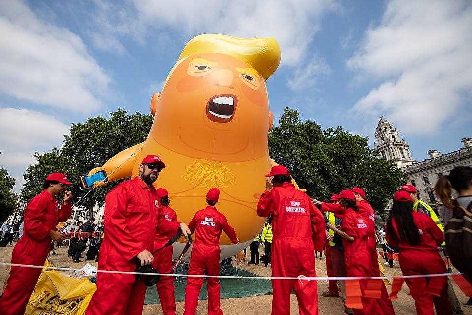 Британские активисты вновь запустят надувную куклу Трампа в Лондоне